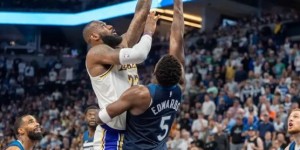 迈博体育 东詹合计空砍65分 湖人不敌森林狼总分1-3被夺赛