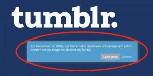 Tumblr福利没了 将全面禁止色情内容老司机要泪崩了