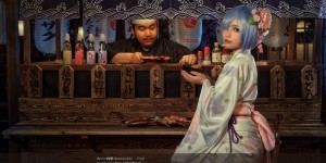 正妹coser《六二二同学》的战斗天使艾丽塔美美角色扮演