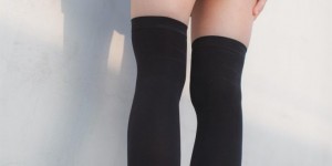 [少女秩序] EXVOL.004 项圈少女过膝黑丝