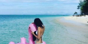 阳光正妹王昆妮气质迷人 独自旅行晒旅游美照