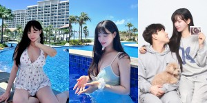 孕肚藏不住性感曲线！起亚虎女神金韩拿甜嫁不到 1 年就有喜，孕期写真美艳依旧！