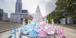 松村沙友理登场新宿「LittleTwinStars×新宿サザンテラスTwinkle Color Christmas 2021」点灯仪式