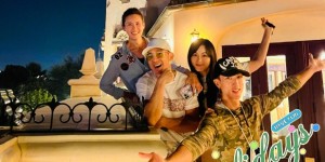 吳尊全家嗨玩遊樂園！「揪劉畊宏妻兒」世紀合體　畫面排開全是大長腿
