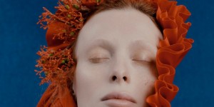 妆容，Vogue Poland 2022 , Model Karen Elson ​​​