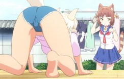 日本动画《猫娘乐园》 嘉祥与猫娘卖萌打滚