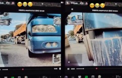 蔡瑞雪170萬特斯拉被撞！「卡車撞凹1大洞」看紀錄器崩潰：真的哭了