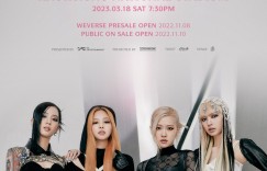万众期待！BLACKPINK WORLD TOUR [BORN PINK] KAOHSIUNG售票时间公开